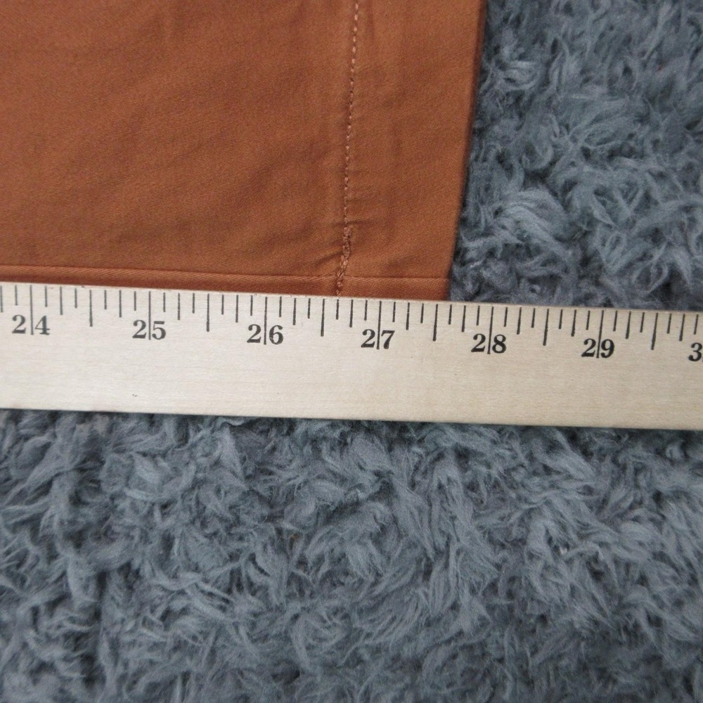Liverpool Pants Womens 10 Orange Chino Wide Leg Relaxed Pockets 31x27.5* NWT - Picture 7 of 16